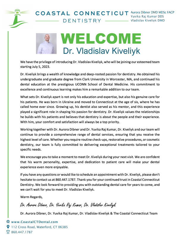 Welcome letter
